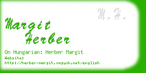 margit herber business card